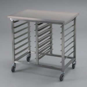 TABLE DUO PLATEAU INOX (1000X700X920)