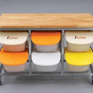 TABLE DE TOURAGE PLATEAU BOIS (1400X700X900)